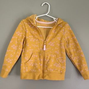 4T Cat & Jack Yellow Hoodie